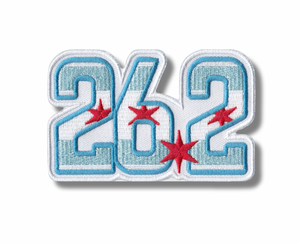 Chicago 26.2 Die-Cut Marathon Milestone Patch