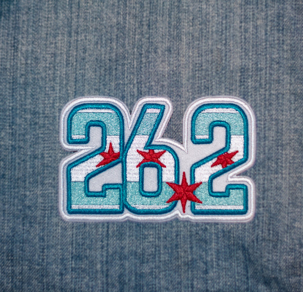 Chicago 26.2 Die-Cut Marathon Milestone Patch