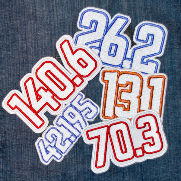 13.1 Die-Cut Half Marathon Milestone Patch